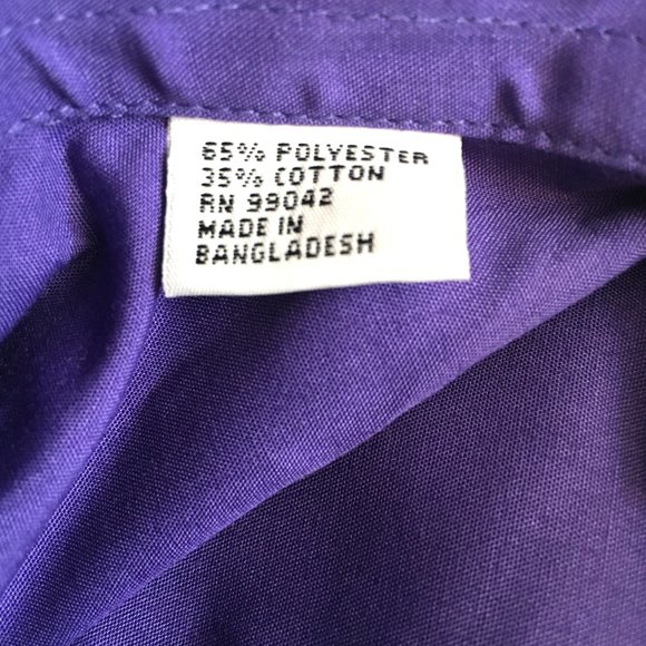 Las Olas Purple Red Hat Society LS Button Down Shirt - Picture 11 of 12
